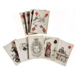 Transformation Pack, comprising 51 of 52 cards (lacking the 2 of clubs), printed in red and black,