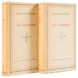 Hesse (Hermann) - Das Glasperlenspiel, 2 vol., first edition , printed slip, ownership