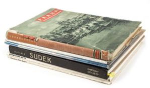 Josef Sudek (1896-1976) and others. Praha, 1929, and other Czech photobooks. Six photobooks,
