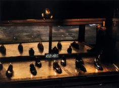 Ernst Haas (1921-1986). Shoes in Store, NYC, 1952. Chromogenic print, printed later, signed by