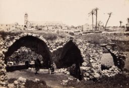 Francis Frith (1822-1898). Ramleh, 1857. Albumen print mounted on contemporary card, signed in the