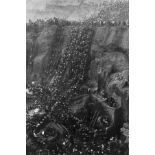 ARR Sebastio Salgado (b.1944). Figure Eight, Serra Pelada, Brazil, 1986. Gelatin silver print,