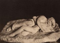 Pierre Choumoff (1872-1936). Six studies of Rodin's Sculptures, ca. 1915. Six gelatin silver