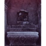 Mike Ware (b.1939). Desecrated Altar, Noto Antica, 1987. Gold print, signed, titled, dated and