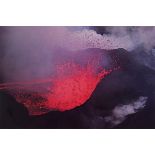 Ernst Haas (1921-1986). Surtsey Volcano, Iceland, 1965. Dye transfer print, printed 1981, signed in