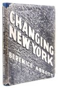 Berenice Abbott (1898-1991). Changing New York, 1939. E.P. Dutton, New York, annotated and signed in