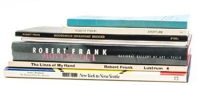 Robert Frank (b.1924). The Lines of My Hand, 1972 and others. Eight photobooks by Frank comprising