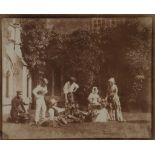 William Henry Fox Talbot (1800-1877) - The Fruit Sellers, Lacock Abbey, ca.1845 Calotype print,