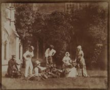 William Henry Fox Talbot (1800-1877) - The Fruit Sellers, Lacock Abbey, ca.1845 Calotype print,