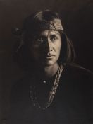 Karl Moon (1878-1930) - Cho-Bah-Begay, The Wolf, Navajo, 1904 Gelatin silver print, inscribed with