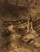 Edward S. Curtis (1868-1952) - The Maid of Dreams, 1909 Orotone, signed with copyright and