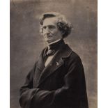 Felix Nadar (1820-1910) - Berlioz, ca.1863 Lightly albumenised salt print flush mounted to