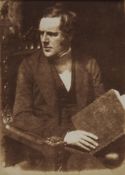 David Octavius Hill (1802–1870) Robert Adamson - Dr. Forbes, Glasgow, 1845 Calotype print flush