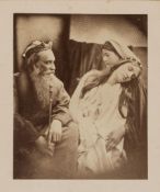 Julia Margaret Cameron (1815-1879) - King Ahasuerus and Queen Esther, 1865 Albumen print flush