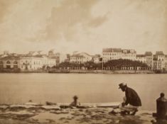 Marc Ferrez (1843-1923) - Charles F. Hartt Gathering Soil Samples in Recife, 1875 Albumen print