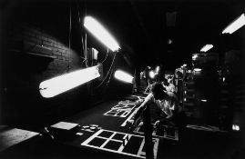 W. Eugene Smith (1918-1978) - Atelier, Pittsburgh, 1955-1956 Gelatin silver print, various stamps