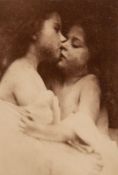 Julia Margaret Cameron (1815-1879) - Alice and Elizabeth Keown, (a variant of The Turtle Doves),