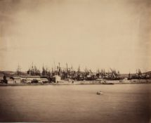 Gustave Le Gray (1820-1884) - Panorama du Port de Sète, 1857 Albumen print,  26.8 x 33cm (10 1/2 x