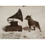 Herbert George Ponting (1871-1935) - Chris and the Gramophone, 1910 Brown toned gelatin silver