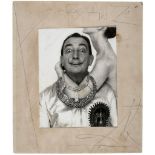 Richard Avedon (1923-2004) - Salvador Dali and Dovima, 1963 Gelatin silver print flush mounted to