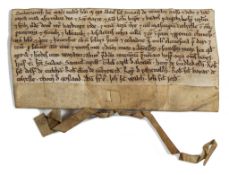 Charter, grant by Alan, son of Simon de Wately  Charter, grant by Alan, son of Simon de Wately, to