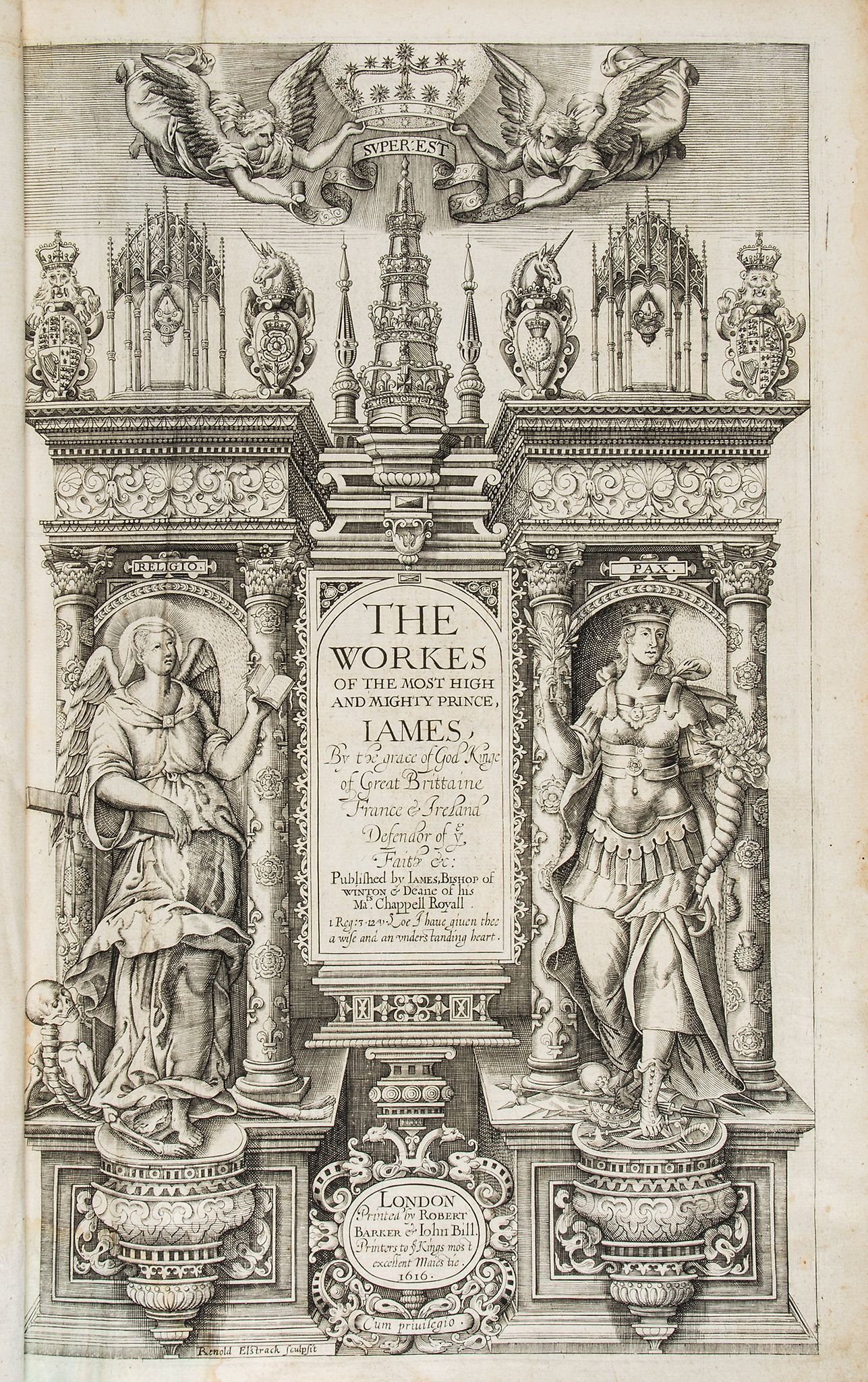 The Workes, first edition , second issue, including supplement  ( King of England  )   The Workes ,
