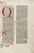 Nicolaus de Ausmo. - Supplementum Summae Pisanellae.,  double column, first 2 lines and colophon