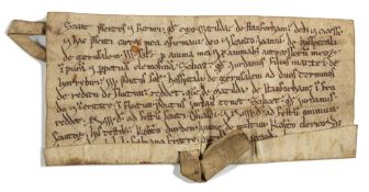 Charter, grant by Matilda de Stanforham to the Knights Hospitallers  Charter, grant by Matilda de