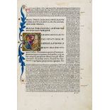 Cicero (Marcus Tullius) - Epistolae ad familiares, commentary by Hubertinus Clericus,  295 ff. (of