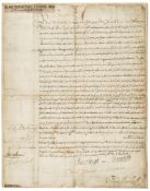 .- Monmouth Warrant authorising Edward Backwell  ( King of England, Scotland and Ireland,   1630-