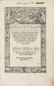 Opera…item Opera Maxentii Johannis, 2 parts in 1  ( Saint, Bishop of Ruspe  )   Opera item Opera