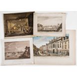 London.- - A mixed group of views, including 6 views of Hampstead and Highgate by Chatelain, View of