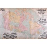 Canada.- White (James) - Map of the Dominion of Canada, wall map issued by the direction of the Hon.