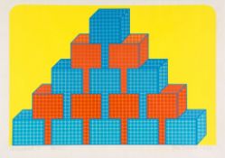 Joe Tilson (b.1928) - Ziggurat 7 screenprint in colours, 1966, signed, titled and dated in pencil,