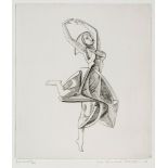 John Buckland-Wright (1897-1954) - Dancer II engraving with etching, 1953, signed, titled and