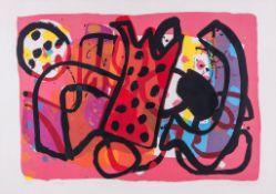 Alan Davie (1920-2014) - Zurich Improvisation XXXII lithograph printed in colours, 1965, signed,
