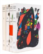 Joan Miró (1893–1983) - Litografo I-IV the four volumes, 1972-1981, comprising circa 32