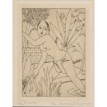 John Buckland-Wright (1897-1954) - Susanna; Summer two engravings, 1930, each signed and dated in