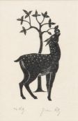 Robert Gibbings (1889-1958) - Deer (+ 1 work) two wood-engravings, c.1934, one inscribed To RG. from