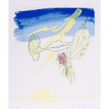 Ceri Richards (1903-1972) - The Inaudible Tenth screenprint in colours, 1970. signed and dated in