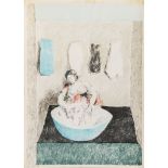 Duncan Grant (1885-1978) - Washerwoman lithograph printed in colours, 1973-4, signed and inscribed