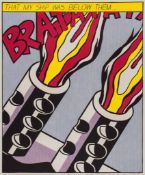 Roy Lichtenstein (1923-1997)(after) - As I opened fire the set of three offset lithographs printed