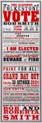 Bob and Roberta Smith (b.1963) - Factory outlet; Vote Bob etching, 2010, signed and dated in pencil,