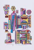 Sir Eduardo Paolozzi (1924-2005) - September lithograph printed in colours, 1998, signed, titled and