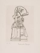 Sir Eduardo Paolozzi (1924-2005) - Untitled etching, 1960, signed and inscribed P.A., an artist's