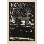 Robert Gibbings (1889-1958) - The Mill wood-engraving, 1919, signed and dated in pencil, on wove