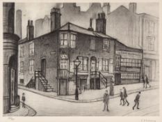 Laurence Stephen Lowry (1887-1976) - Great Ancoats Street offset lithograph, signed in pencil,