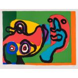 Karel Appel (1921-2006) - Meeting the Sun lithograph printed in colours, signed in pencil,