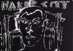 Peter Doig & Flick Allen - The Naked City the portfolio, 1986, comprising twelve lithographs, with