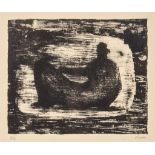 Henry Moore (1898-1986) - Black Reclining Figure  II (C.379) lithograph, 1974, signed in pencil,